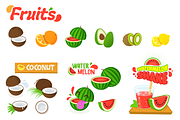 Fresh Fruits vector objects, a Food Illustration by dimpo ⚡️ ART ® (Thumbnail 2 of 4)