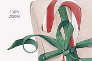 CHERRY CHRISTMAS watercolor pattern, a Seasonal Illustration by Yuliia Lashevska (Thumbnail 4 of 10)