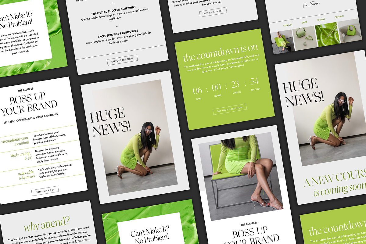 Product Tease Flodesk Email Template, an Email Template by Knead Creative (Photo 2 of 6)