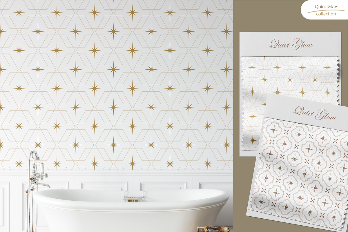 Quiet Glow - Seamless Patterns, a Pattern Graphic by InaCorart (Photo 5 of 10)
