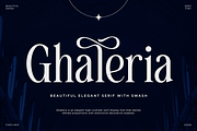 Beauty Elegant Serif Font - Ghaleria, a Serif Font by Font Liner (Thumbnail 1 of 10)