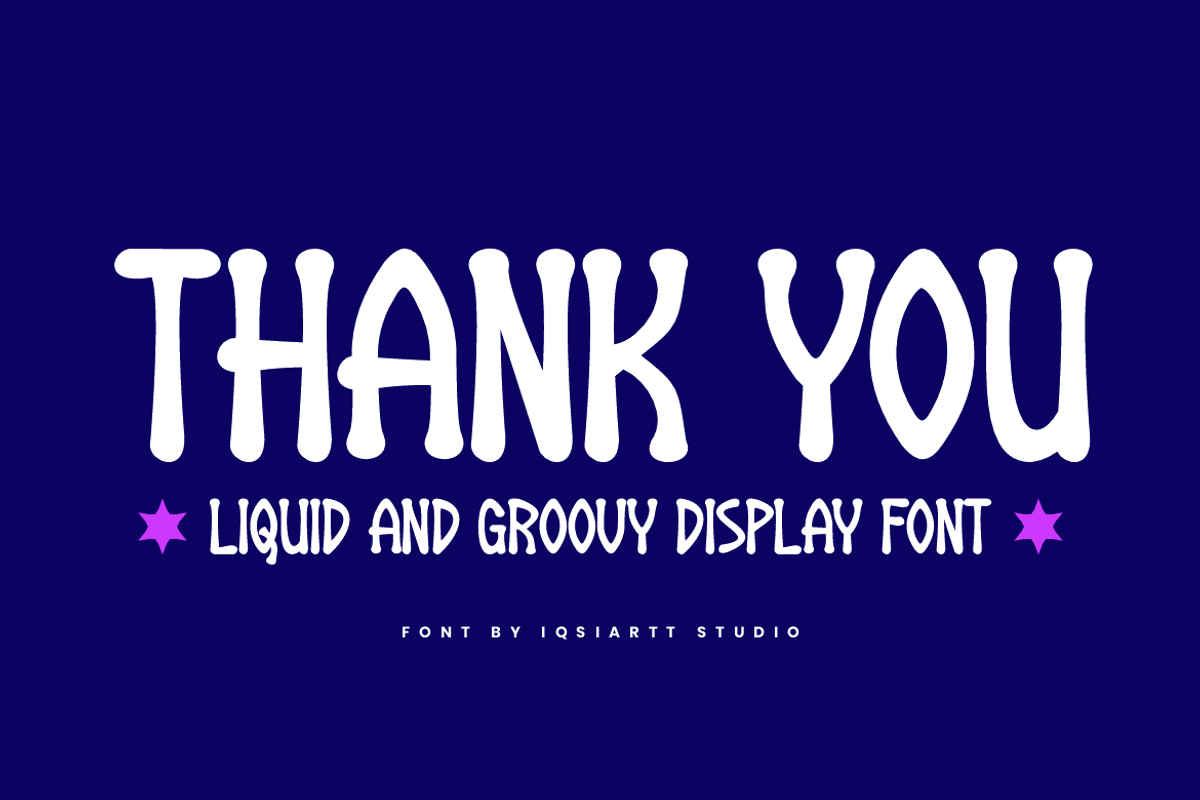 Hemokah - Liquid & Groovy Font, a Handwritten Font by Iqsiart Studio (Photo 7 of 7)