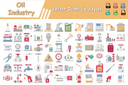 Oil Industry Vector Icons Pack, an Icon by Vector Portal (Thumbnail 1 of 5)