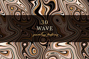 30 Wave Seamless textures., a Pattern Graphic by ClipArtRoom (Thumbnail 1 of 8)