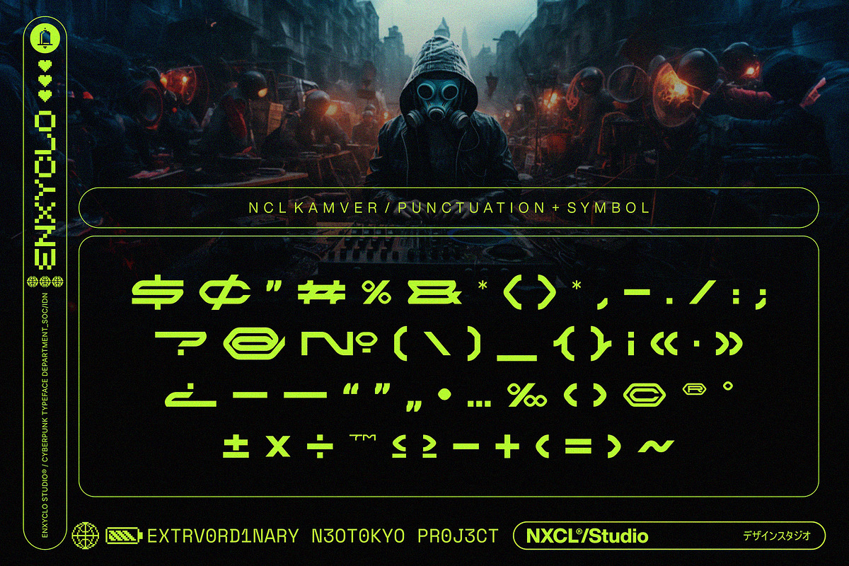 NCL Kamver - Modern Space Font, a Sans Serif Font by Enxyclo Studio (Photo 11 of 12)