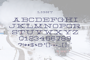 NH Rail - Extra Wide Slab, a Slab Serif Font by Von Type Co (Thumbnail 5 of 7)