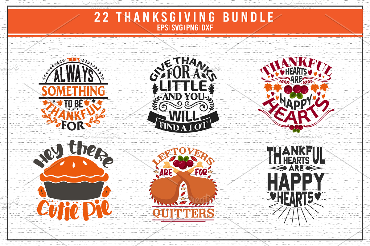 Thanksgiving quotes svg bundle, a Graphic by Uniquesvg99 (Photo 4 of 5)