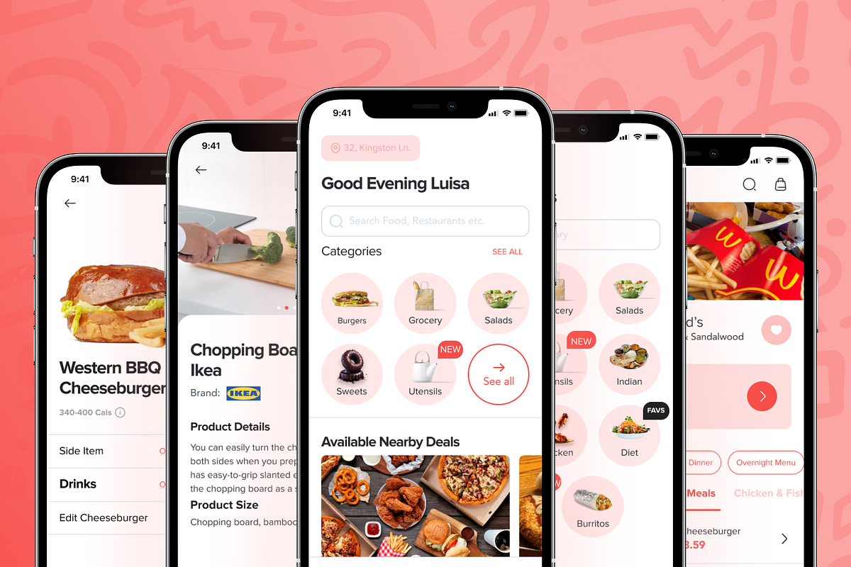 Food Delivery App | UI Kit, an UI Kit Template by MUIs (Photo 2 of 3)