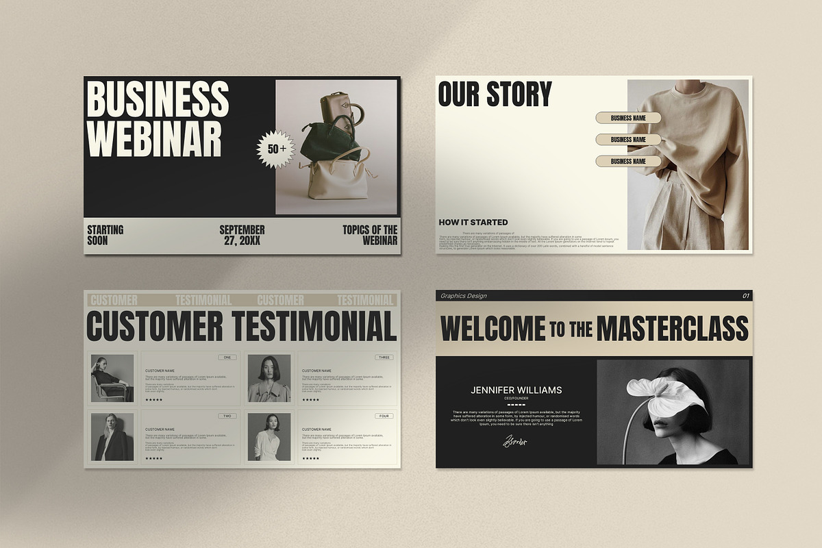 Slide Deck Masterclass Webinar, a Presentation Template by Studio Temply (Photo 6 of 14)