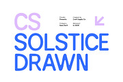 CS Solstice Drawn, a Sans Serif Font by Craft Supply Co. (Thumbnail 1 of 8)