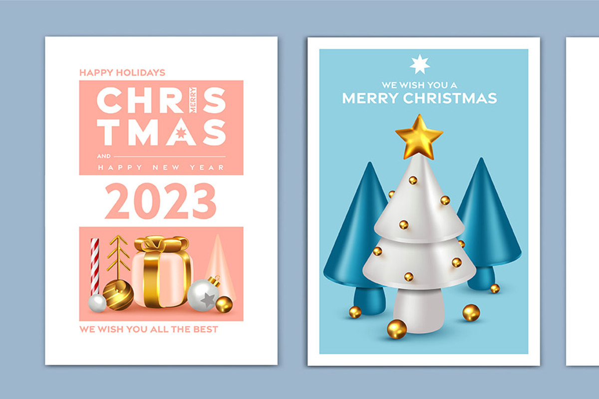 Set of 12 Christmas cards, a Card Template by Creative Graphics (Photo 7 of 8)