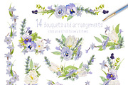 Watercolor Design Pack-Blue Skies, an Illustration by watercolorwild.graphics (Thumbnail 7 of 11)