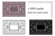 Linear Frames Set, a Work Illustration by Minkina (Thumbnail 3 of 4)