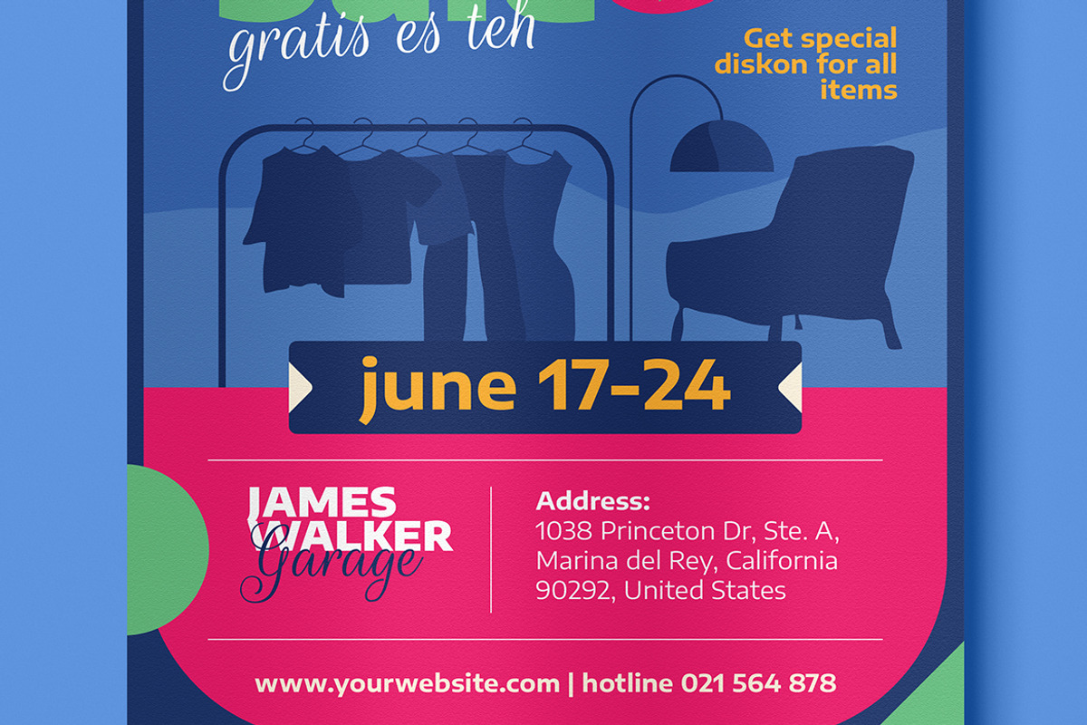 Garage Sale Flyer, a Flyer Template by FathurFateh (Photo 3 of 4)