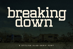 Nomaden Slab Stylish Slab Serif Font