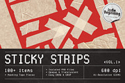 100+ Masking Tape Pieces, an Object Graphic by Indie Beginning (Thumbnail 1 of 4)