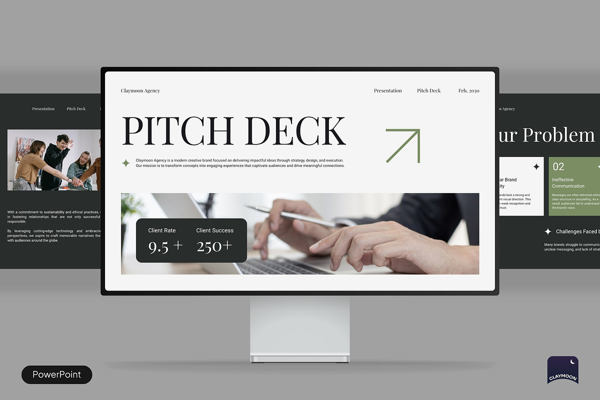 Pitch Deck, a Presentation Template by Claymoon Lab (Photo 3 of 7)