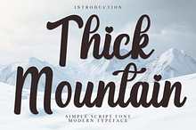Thick Mountain