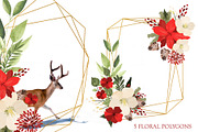 20% OFF! Christmas Floral Alphabet, an Illustration by Chus Moreno Studio (Thumbnail 6 of 11)