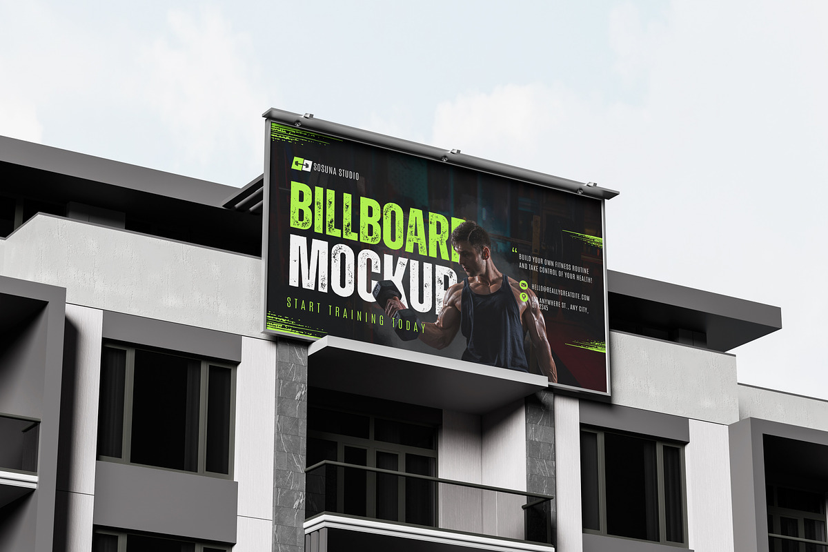 Billboard Mockup, an Advertising Mockup by Sosuna Studio (Photo 9 of 10)
