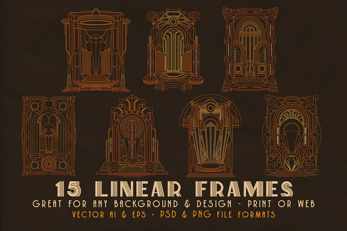SALE Art Deco Toolkit, a Background Graphic by Cruzine (Photo 75 of 111)
