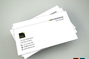 Minimal Business Card, a Business Card Template by designSultan (Thumbnail 1 of 3)