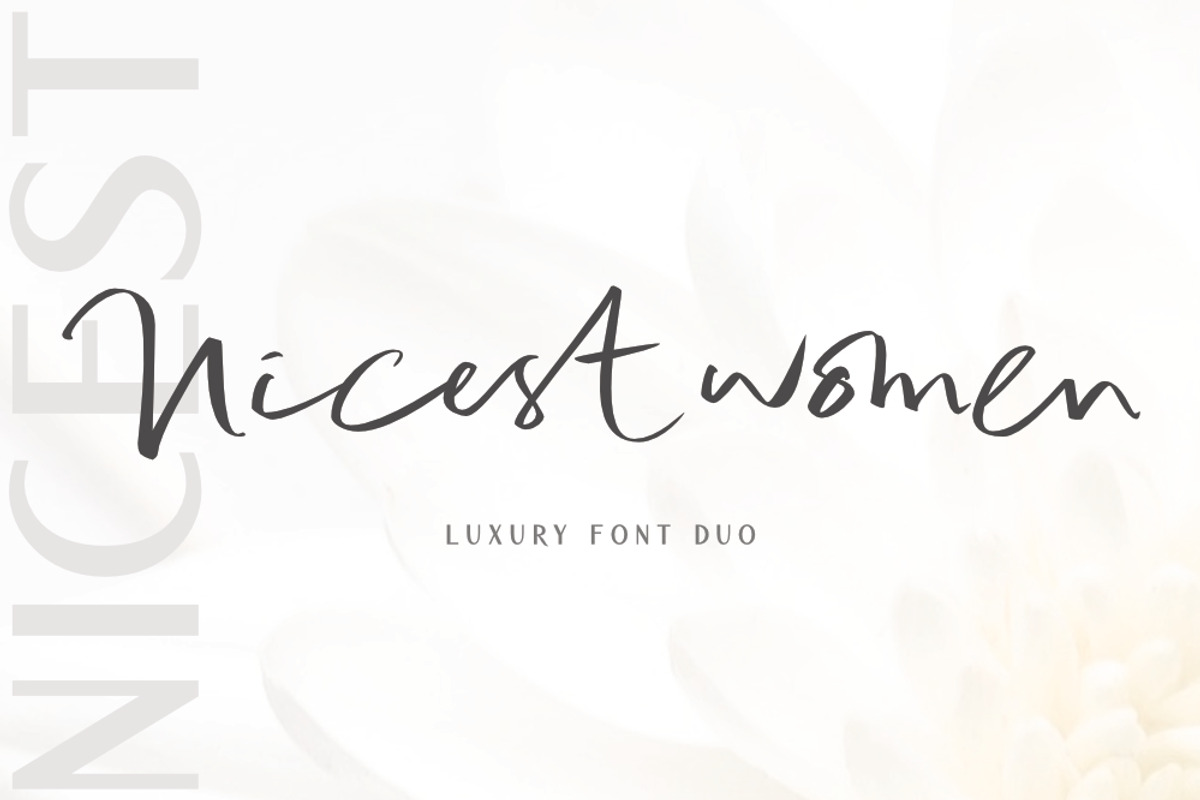 The Nicest Women // Font Duo
