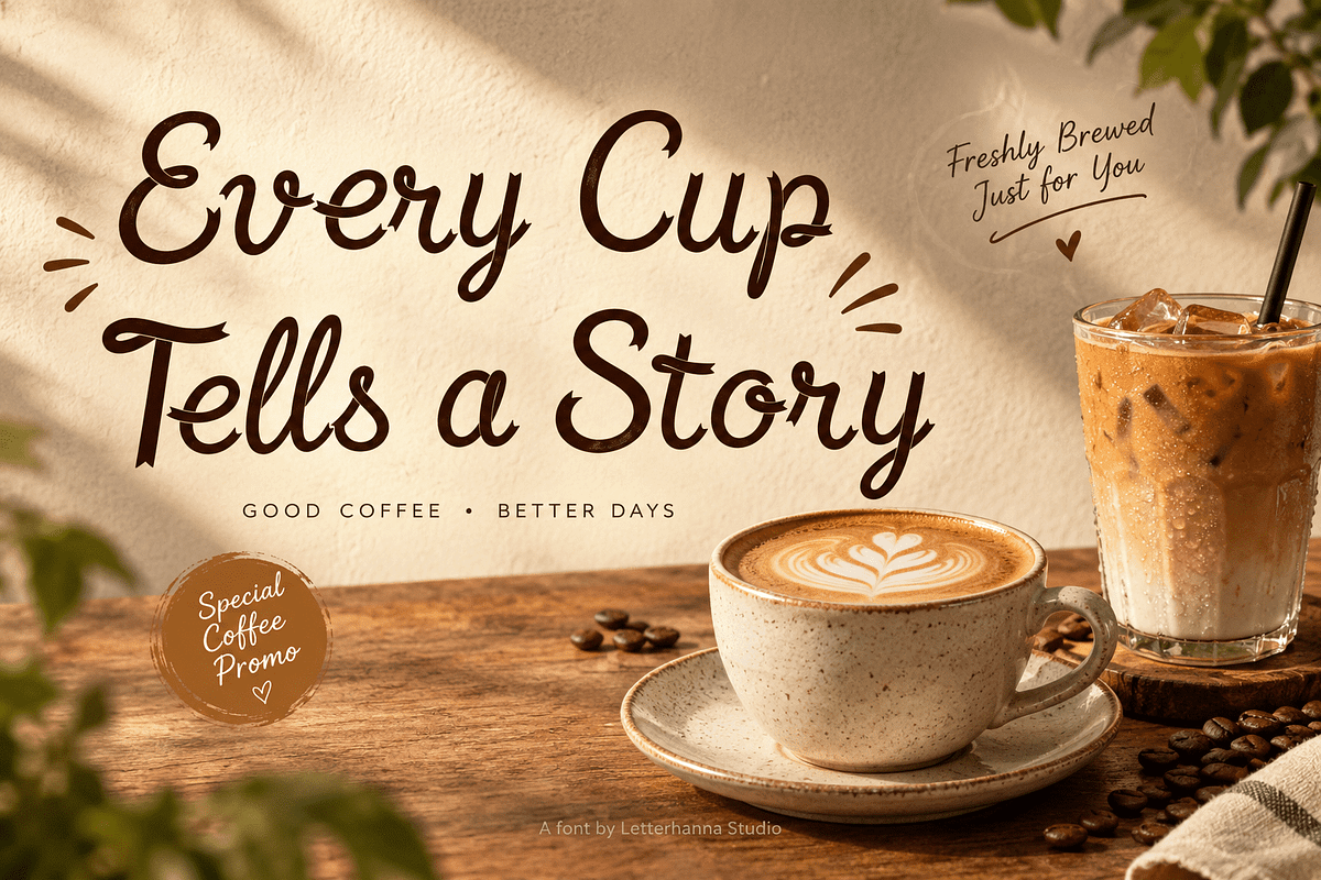 Vintela Atelier Ribbon Script Font, a Script Font by Letterhanna Studio (Photo 8 of 9)