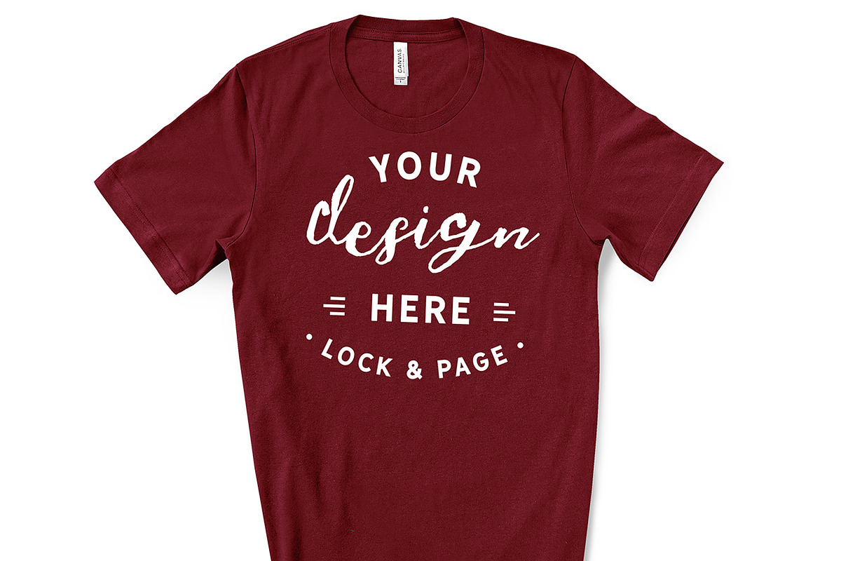 Male Bella Canvas 3001 Mockup Bundle, a Shirt Mockup by lock and page (Photo 9 of 60)