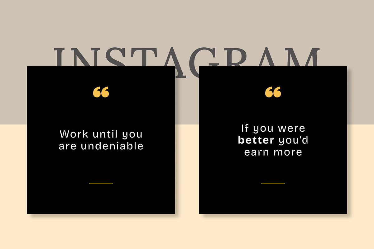 50 POSITIVE INSTAGRAM TEMPLATE, a Social Media Template by RB Boutique (Photo 8 of 9)