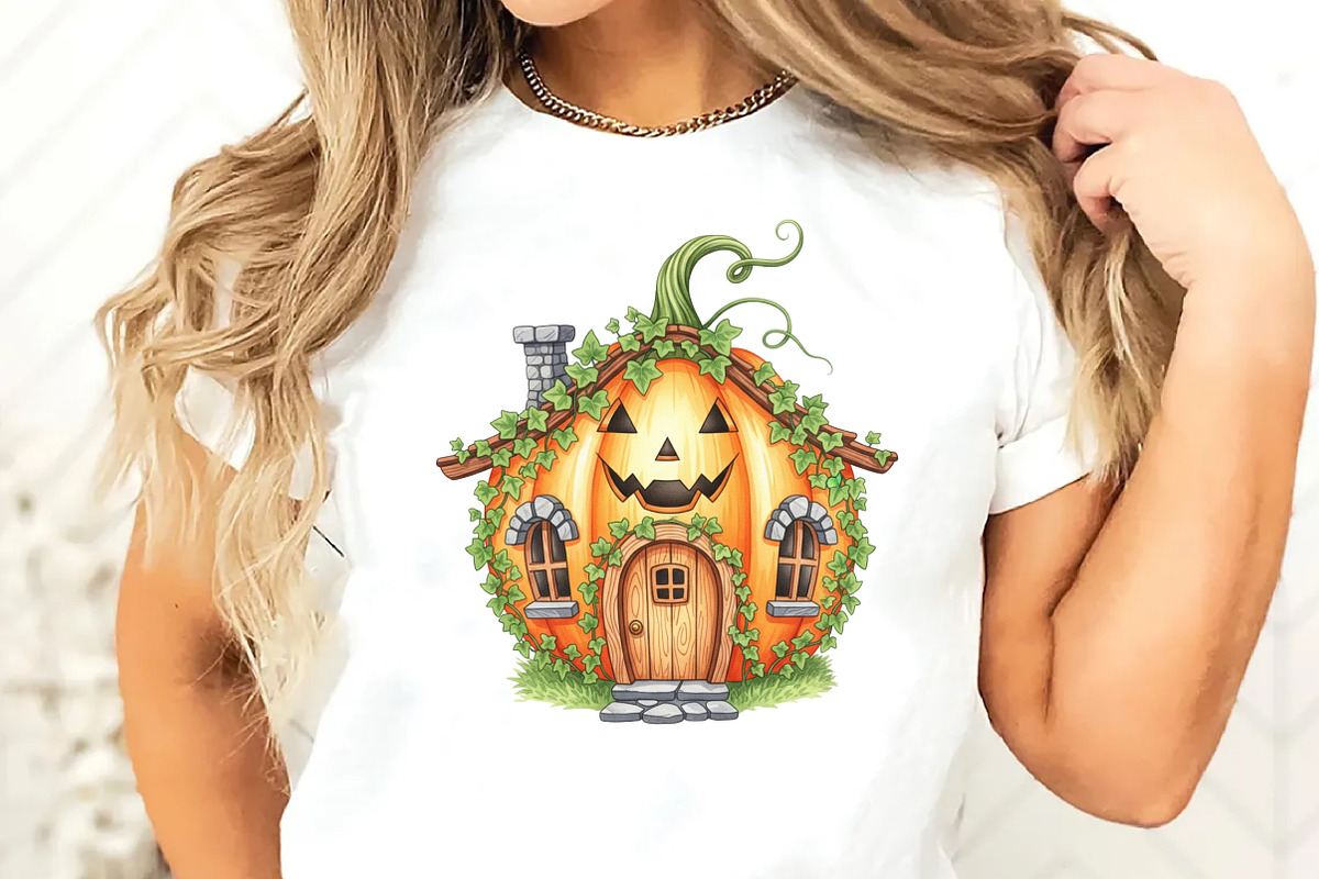 Magical Fall PNG, Halloween PNG, an Illustration by Watercolor design (Photo 2 of 3)