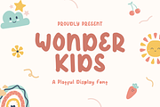 Wonder Kids - Playful Font, a Handwritten Font by Masyafi Studio (Thumbnail 1 of 7)