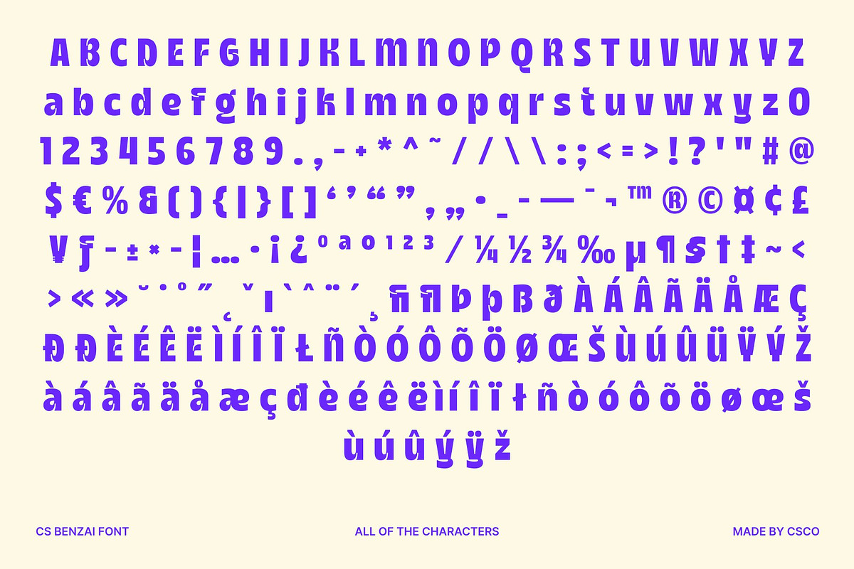 CS Benzai – Inktrap Font, a Sans Serif Font by Craft Supply Co. (Photo 8 of 8)