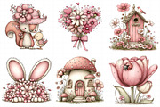 Whimsical Spring Clipart, an Illustration by Daily.Designs (Thumbnail 4 of 8)