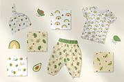 Avocado and Rainbow Collection, a Decorative Illustration by DearLetters (Thumbnail 8 of 12)