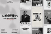 Minimal Social Media Post Story Kit, a Social Media Template by Crafted Pixel (Thumbnail 1 of 9)