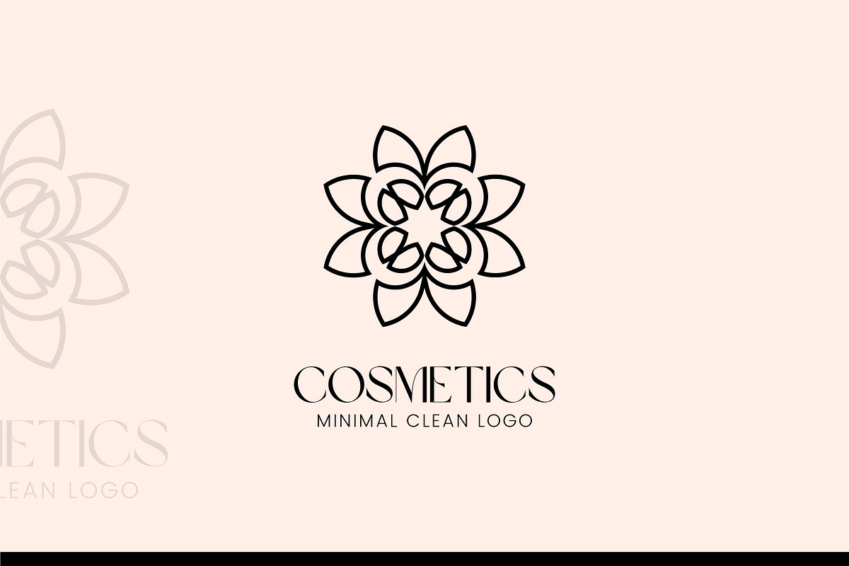 Minimal Cosmetics Logo Design, a Branding & Logo Template by OMii Designs (Photo 2 of 3)