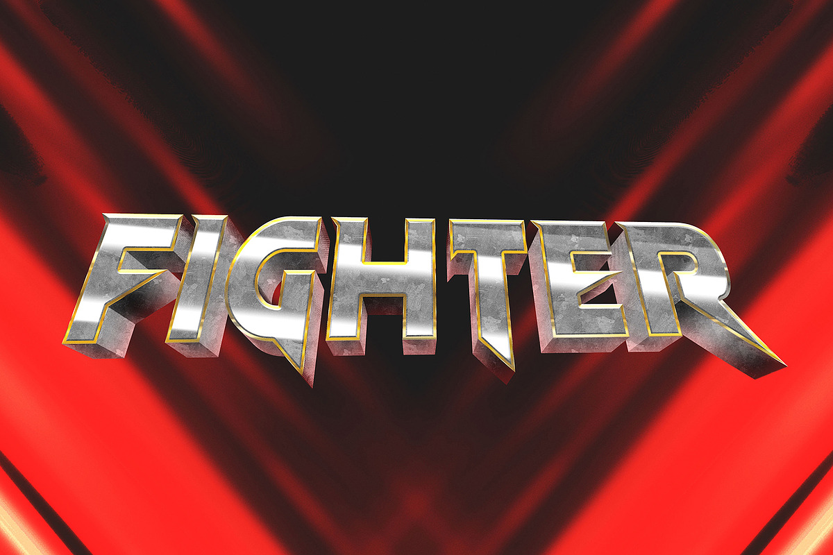 80s Text and Logo Effects, a Layer Style Add-On by MahmoudWally (Photo 6 of 12)