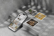 Social Media Post Mockup, an iPhone Mockup by Pexelyou (Thumbnail 4 of 5)