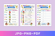 Sight Words Practice Workbook, a Stationery Template by Designmela01 (Thumbnail 2 of 12)