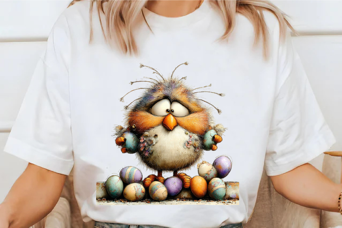 Funny Easter Bird Clipart, an Illustration by designcity5 (Photo 3 of 5)
