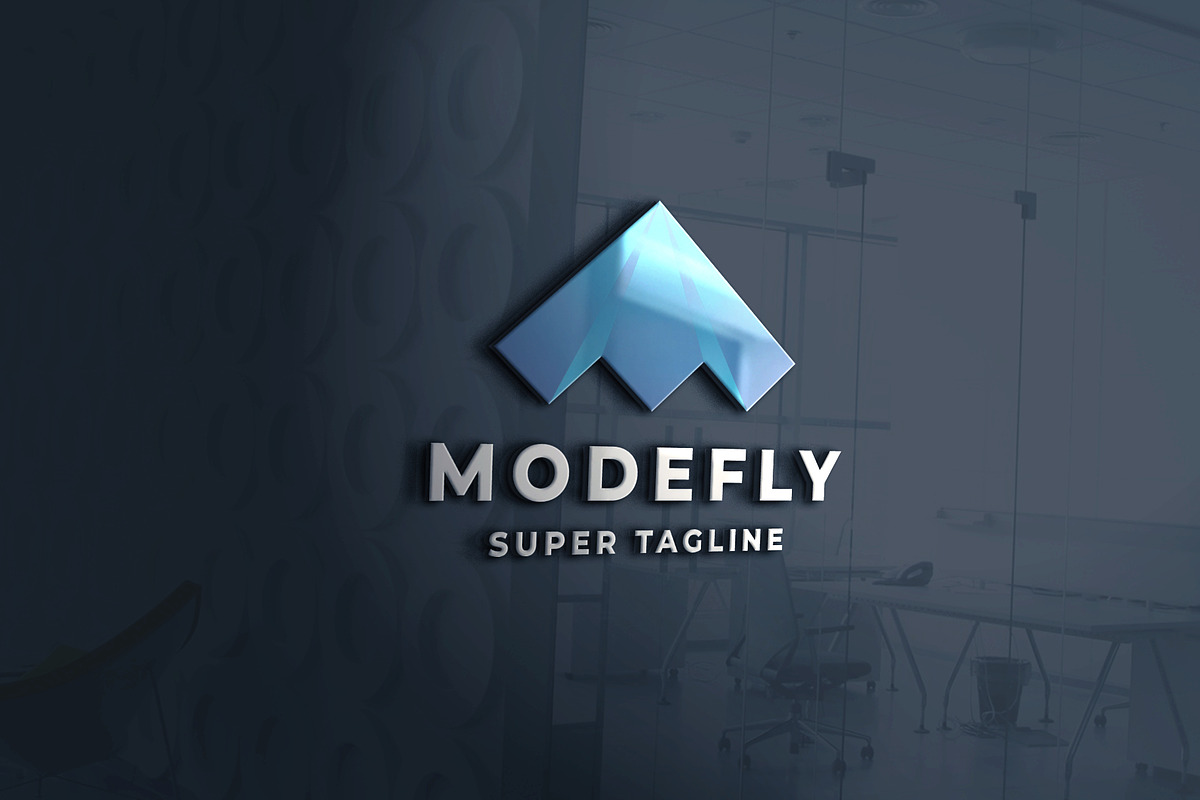 Modefly Abstract Wing Logo, a Branding & Logo Template by Design_Planet (Photo 2 of 2)