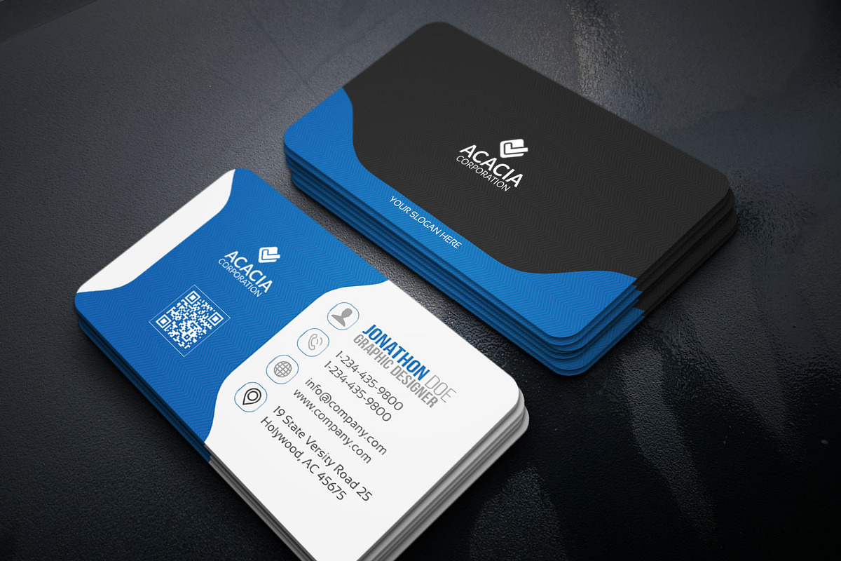 Jid Business Card, a Business Card Template by DesignGhar (Photo 1 of 3)