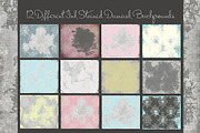 Ink Stained Damask Background Papers, a Texture Graphic by Le Paper Cafe (Thumbnail 2 of 5)