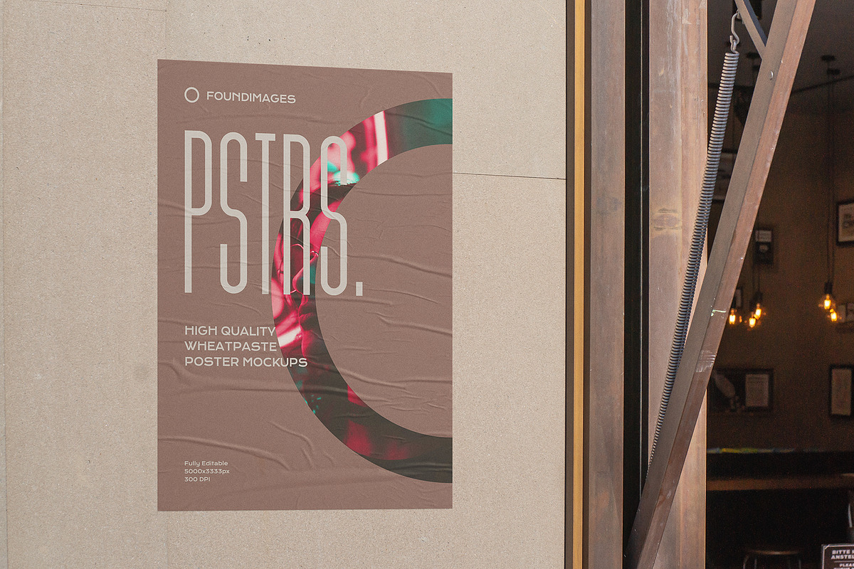 34 poster mockup bundle, an Advertising Mockup by FoundImages (Photo 11 of 34)