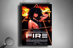 Fire Night 2 Urban Flyer Designs