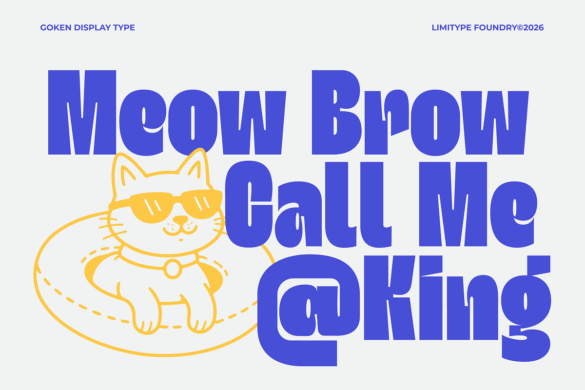 Goken - Bold Font, a Sans Serif Font by limitype (Photo 4 of 10)