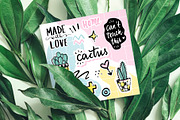 Cacti set. Vector cactus., a Decorative Illustration by Yana Lesiuk (Thumbnail 2 of 5)