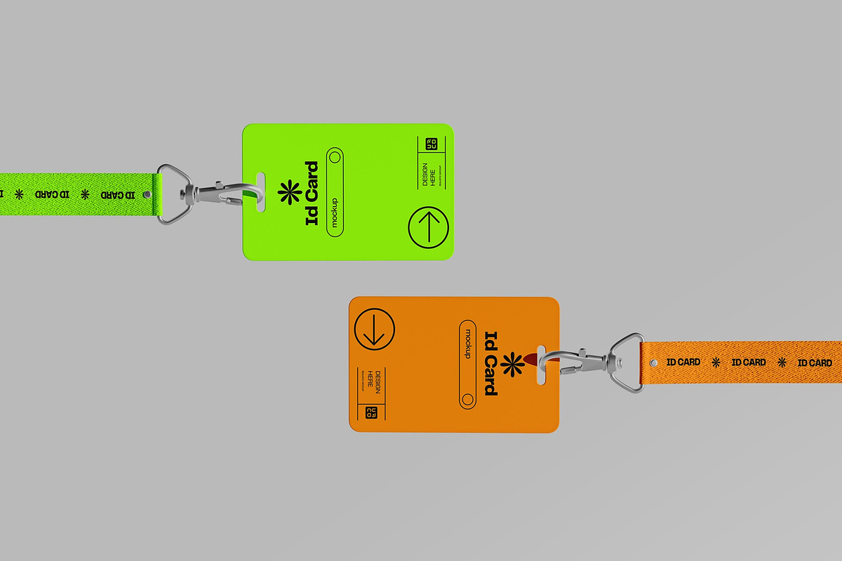 ID Card Mockup, an Advertising Mockup by hokagata (Photo 3 of 4)