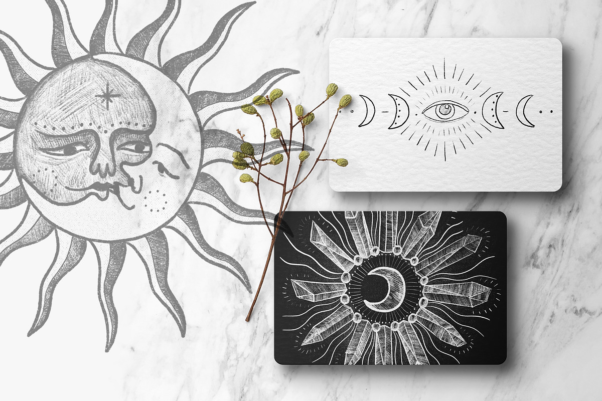 Luminaries. Celestial bodies, an Illustration by Chikovnaya (Photo 4 of 11)